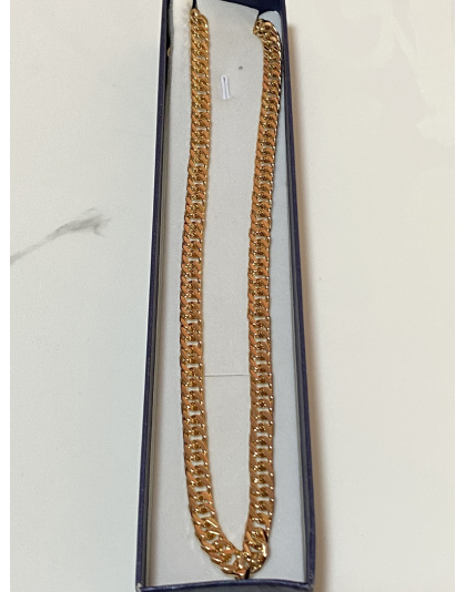 Cadena gruesa de eslabón cubano 48cm Xuping