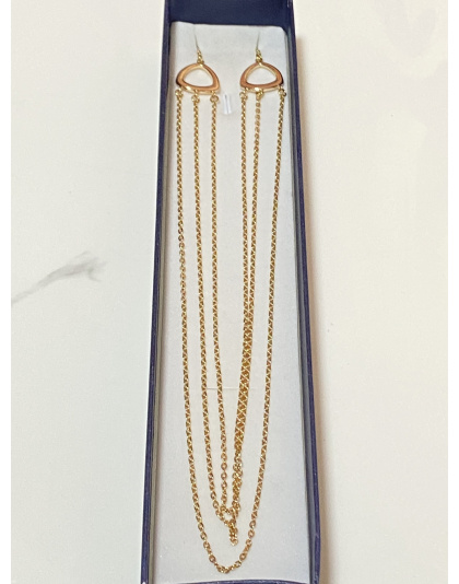 Cadena larga de tres 80cm Xuping