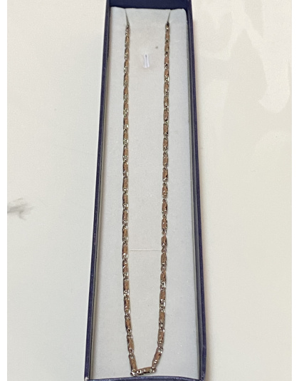 Cadena plateada avena 50cm Xuping