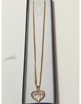 Dije pequeño con diamantes blancos Xuping