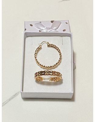 Argollas doradas Xuping