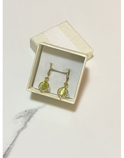 Aretes con diseño de hojas Fantasía