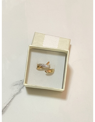 Anillo ajustable con diamantes Xuping